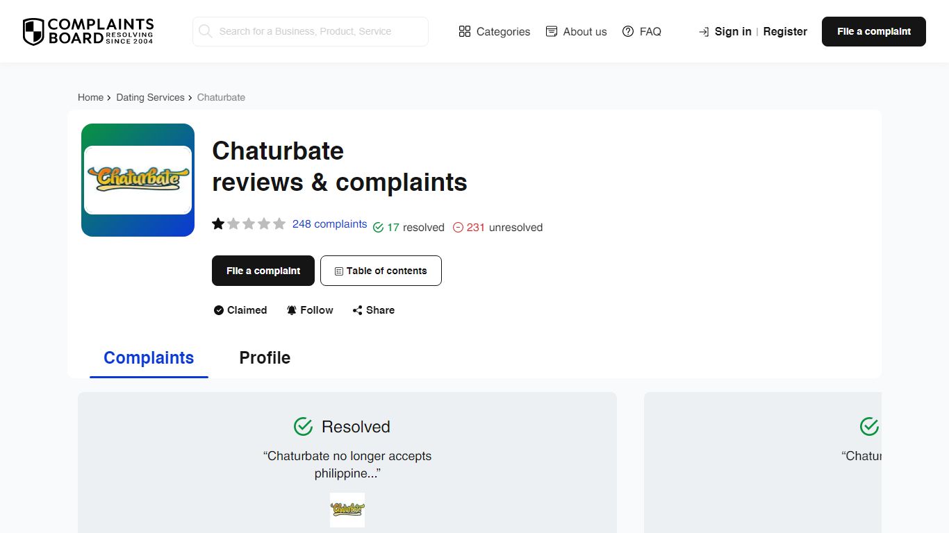 Chaturbate: Reviews, Complaints, Customer Claims